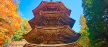 安楽寺八角三重塔(©岡田光司)