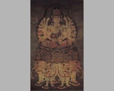 絹本著色普賢延命像(持光寺)