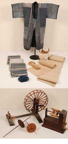 丹後の紡織用具及び製品