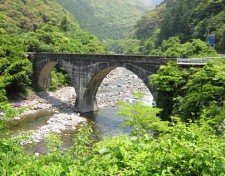 旧魚梁瀬森林鉄道施設　二股橋