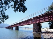 京都丹後鉄道宮舞線隧道・橋梁施設　由良川橋梁（旧国鉄峰山線由良川橋梁）