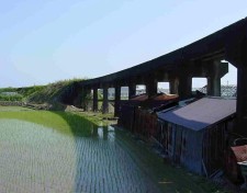 旧魚梁瀬森林鉄道施設　立岡二号桟道