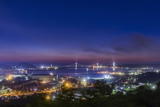 工場景観と企業城下町のまちなみ