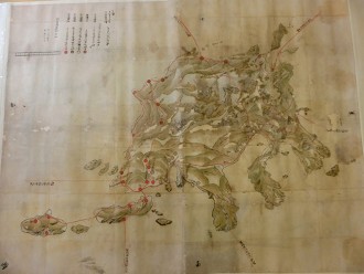 慶長小豆島絵図及び正保小豆島絵図