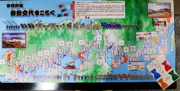 津和野藩参勤交代すごろく