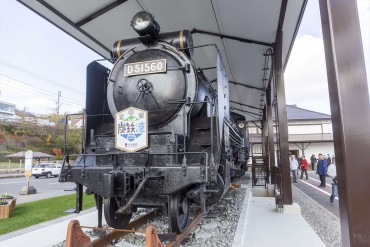 ＳＬ白鳥号の展示