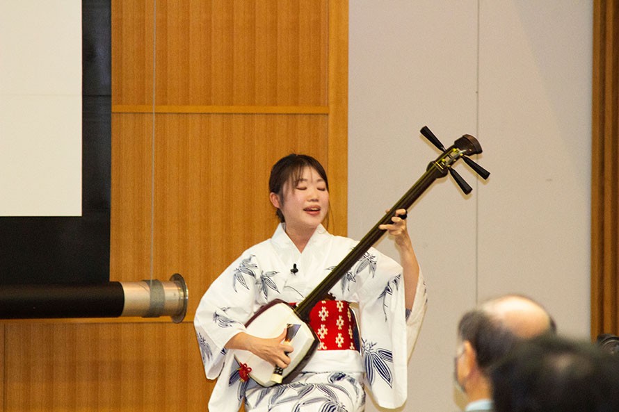 三味線による丹波篠山デカンショ節も披露されました
