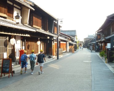 川原町のまちなみ