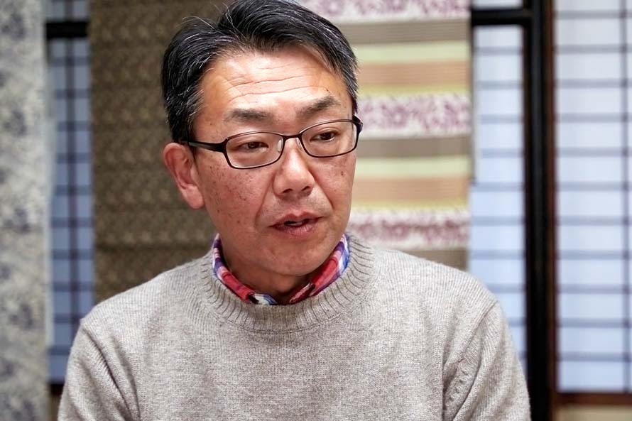 明治時代から桐生織の帯を世に届けてきた、合同会社 後藤の後藤充宏さん