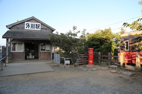 外川駅　入口