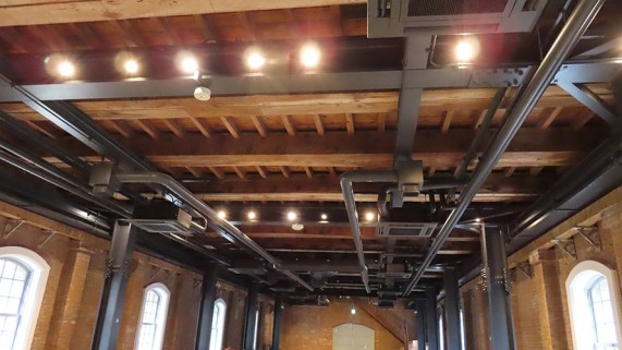 4号棟の1階の天井