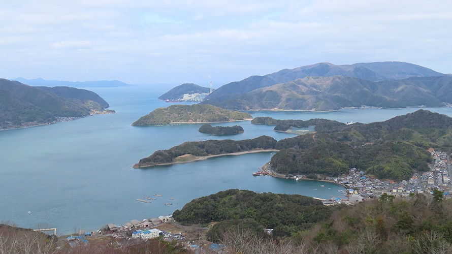 戸島と舞鶴の湾