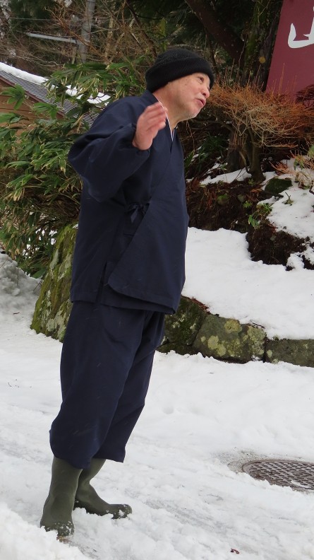 大山寺圓流院住職の大館宏雄さん
