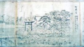 銚子の磯巡り（紙本淡彩銚子名所絵図)