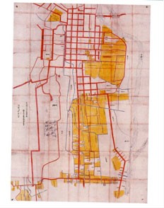 明和八年製高岡町図