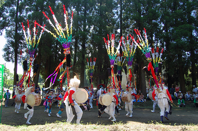 元村諏訪神社の例祭に伴う芸能 