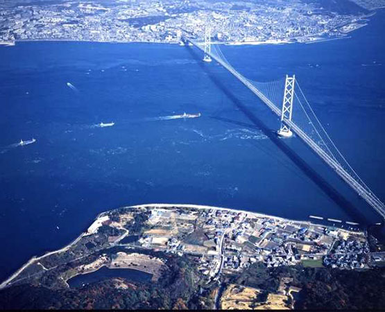 明石海峡と松帆の浦