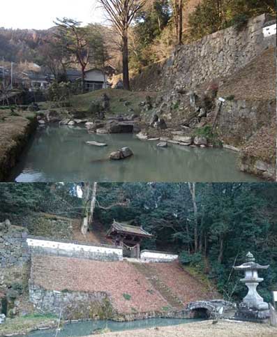 旧久留島氏庭園（森町の庭園とテーブルマウンテン）　清水御門御茶屋庭園