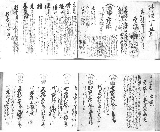 小西新右衞門氏文書