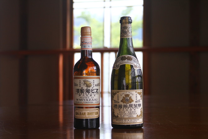 大黒天印甲斐産葡萄酒と甲斐産エビ葡萄酒