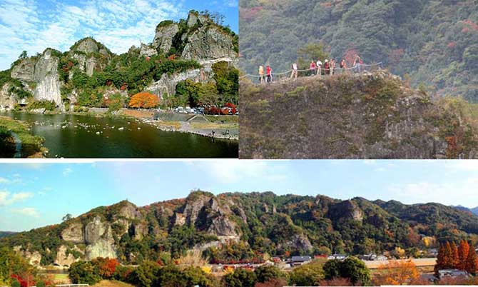 競秀峰と競秀峰探勝道（競秀峰と競秀峰探勝道）