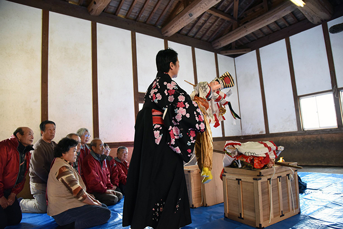 阿波木偶「三番叟まわし」 