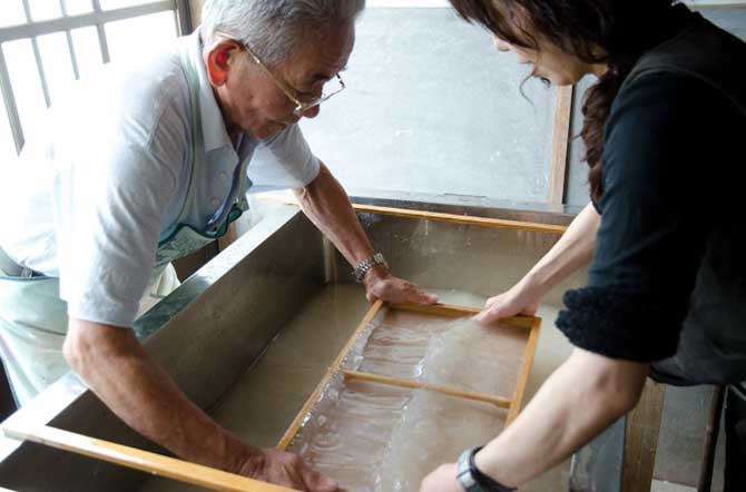 吉野の手漉き和紙