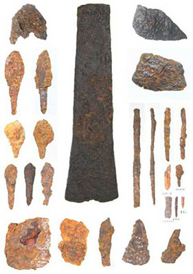 五斗長垣内遺跡 出土品