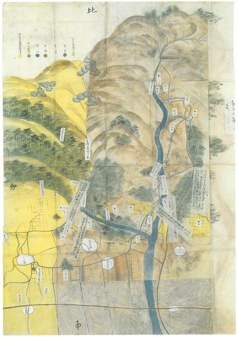 芦屋川水車絵図