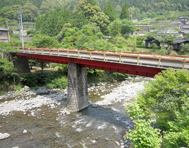 旧魚梁瀬森林鉄道施設　落合橋