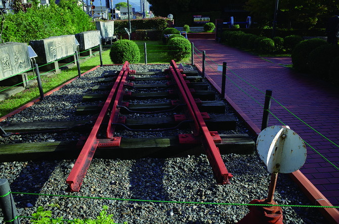 旧長浜駅29号分岐器ポイント部