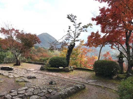指月庵庭園（羅漢寺と羅漢寺探勝道）