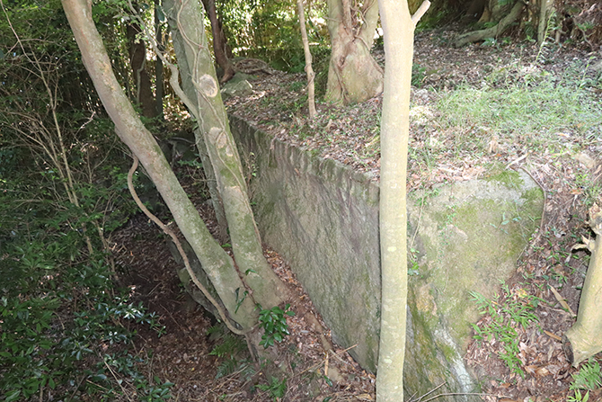 大坂城築城残石（福田） 