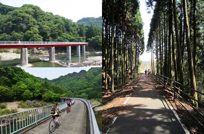 旧耶馬渓鉄道線路跡（旧耶馬渓鉄道関連遺産）