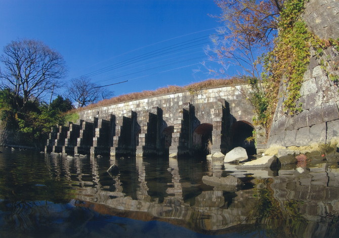 旧郡築新地甲号樋門　附・潮受堤防(八代海干拓遺跡)