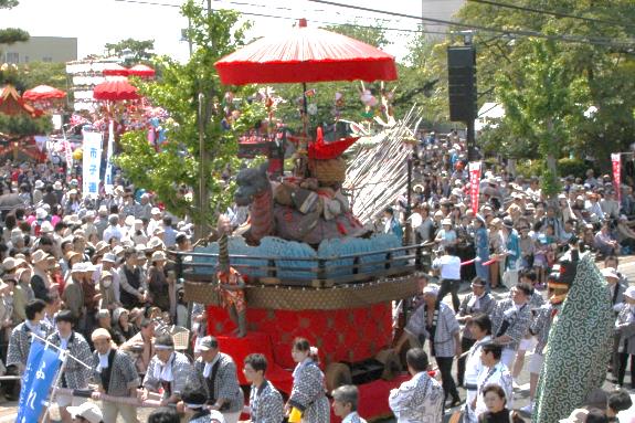 酒田山王祭祭礼用亀笠鉾