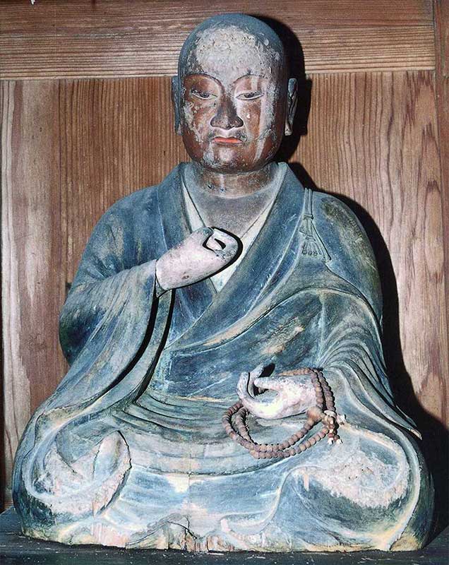 槻木大師堂の弘法大師像