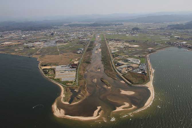 飯梨川と赤江の新田開発