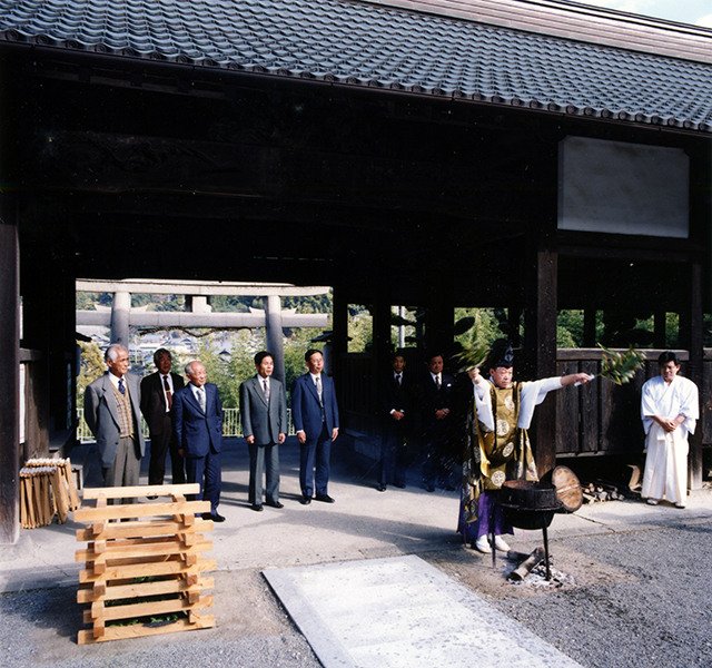 火走神社おひたき（ホタキ神事）