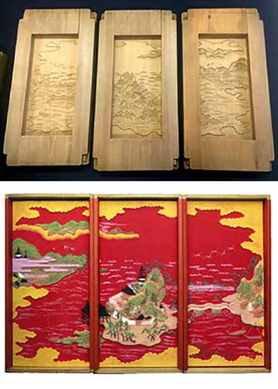 駿河屋菓子木型「和歌の浦」「紀八景」