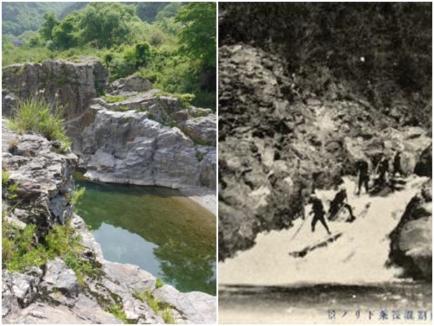 吉野川の開削跡