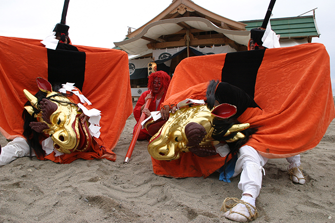 但馬の麒麟獅子舞 