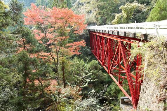 旧魚梁瀬森林鉄道施設　犬吠橋