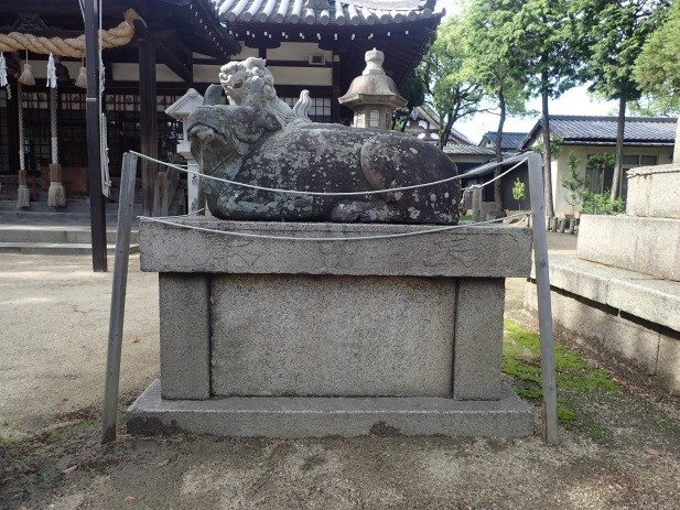 浜の宮天満宮の神牛