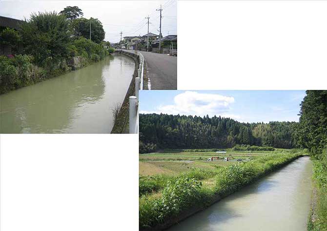 百太郎溝と幸野溝
