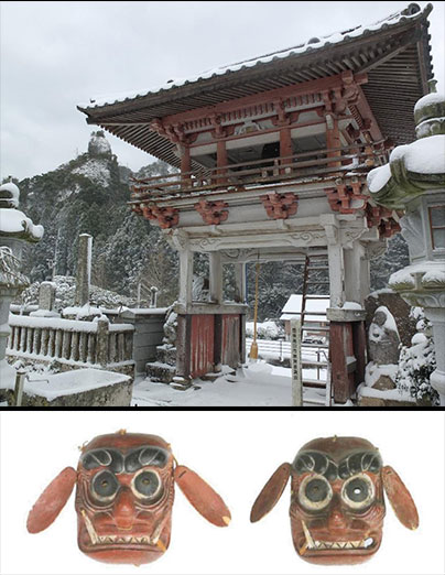 六郷山夷岩屋の寺社境内