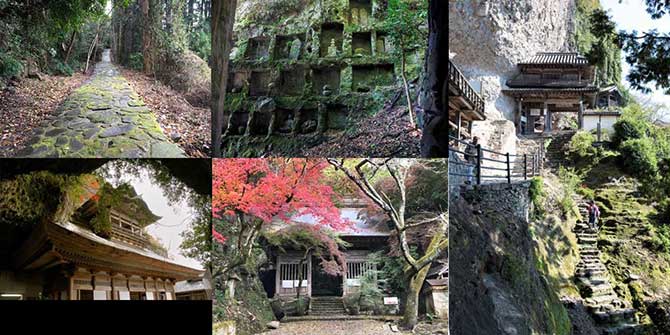 羅漢寺・羅漢寺探勝道（羅漢寺と羅漢寺探勝道）