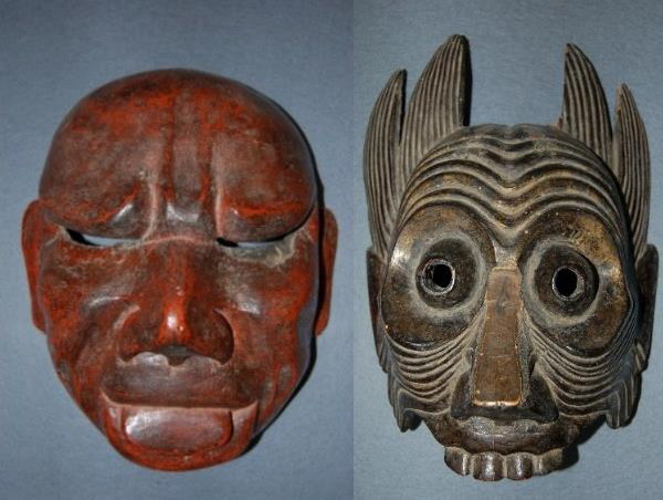 天台寺・舞楽面