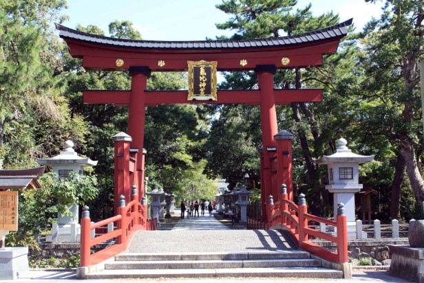 氣比神宮大鳥居扁額