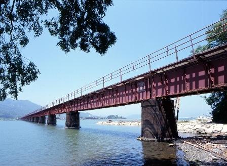 京都丹後鉄道宮舞線隧道・橋梁施設　由良川橋梁（旧国鉄峰山線由良川橋梁）